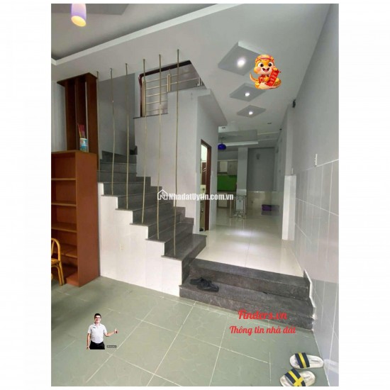 Cho thuê nhà Bùi Đình Túy, P.24, 1 trệt, 2 lầu, ST, Đủ NT, 16.5tr